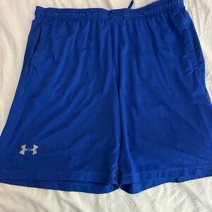 Under Armour Men's Blue Loose Heatgear 9.5in Shorts